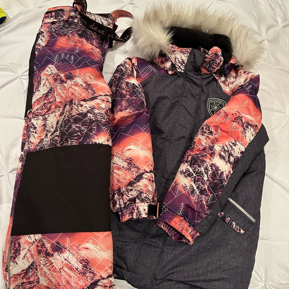 Girls deux par deux winter snow suit size 12
